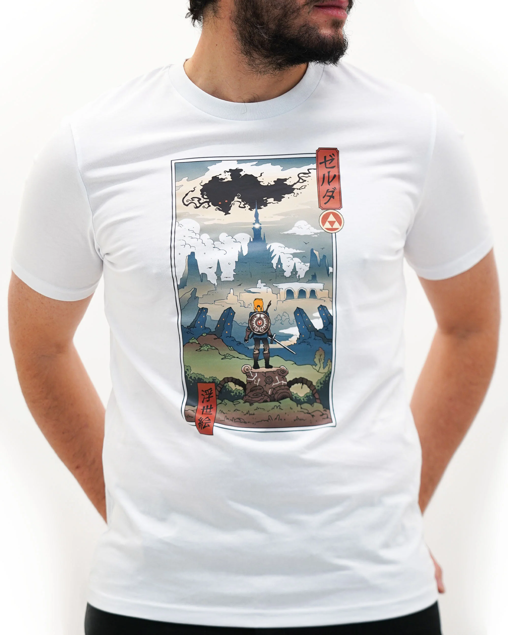 T-Shirt ABYstyle The Legend of Zelda Breath of the Wild — 100% coton officiel, coupe unisexe